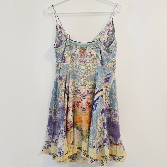 Camilla Girl In The Kimono Short Dress With Tie Front Small or Medium - Picture 5 of 13